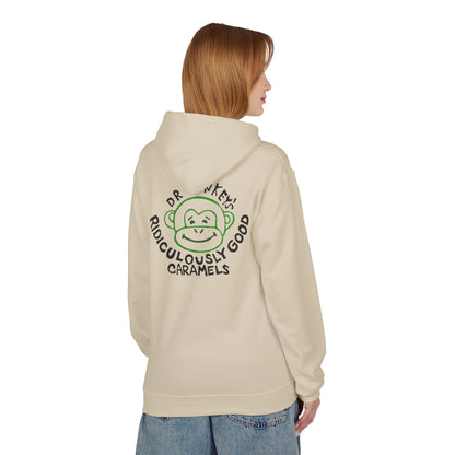 Dr. Monkey’s Ridiculously Good Caramels Hoodie — Vintage Candy Brand Pullover