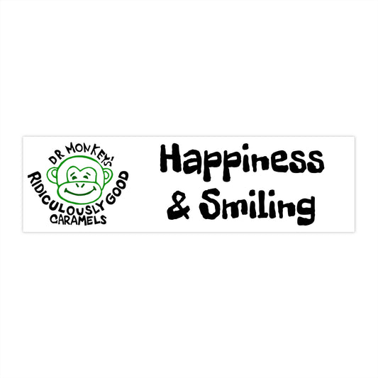 Bumper Sticker - Happiness & Smiling