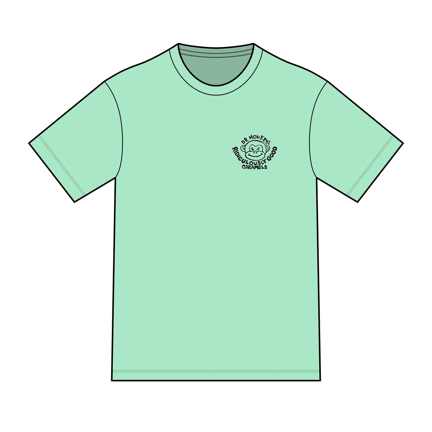 Dr. Monkey's Ridiculously Good Caramels T-Shirt | Sticky Finger's Club