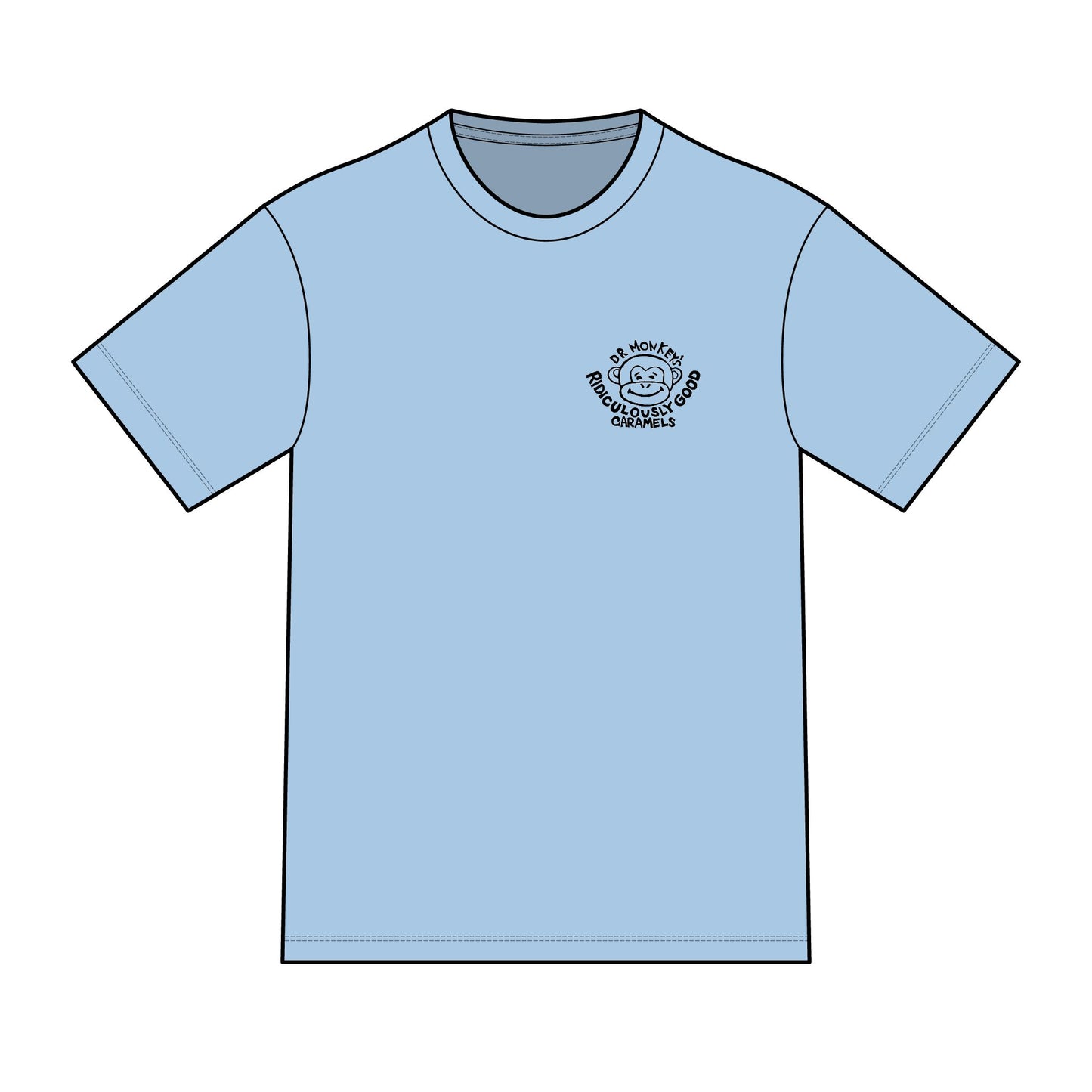 Dr. Monkey's Ridiculously Good Caramels T-Shirt | Sticky Finger's Club