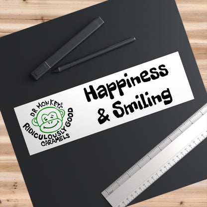 Bumper Sticker - Happiness & Smiling